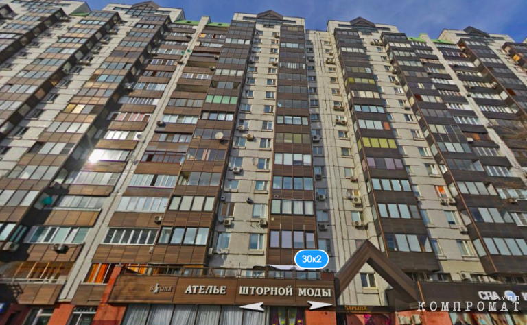 Так дом, где находится московская квартира Кадыровых, выглядит на панорамах Яндекс