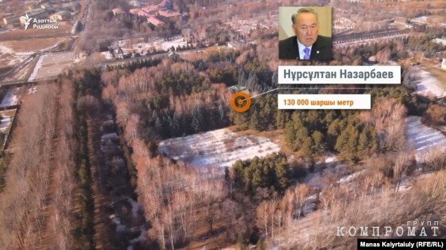 Дворцы, оформленные лично на Нурсултана Назарбаева и на фонды его имени
