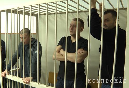 Справа налево: Илья Белоусов, Дмитрий Козлов, Евгений Уренко