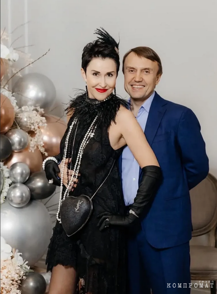 Сергей Моисеев с женой Ладой Климовой