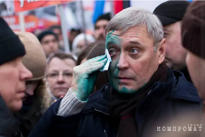 Михаил Касьянов на оппозиционных митингах