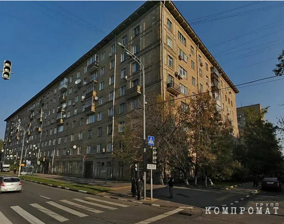 В этой "сталинке" Касьянов занимал жилплощадь на 184 квадрата